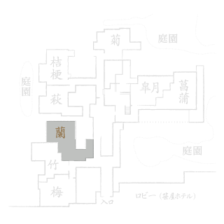 豊年虫全体の客室配置図